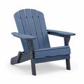 Adirondackstuhl aus HDPE in Blau