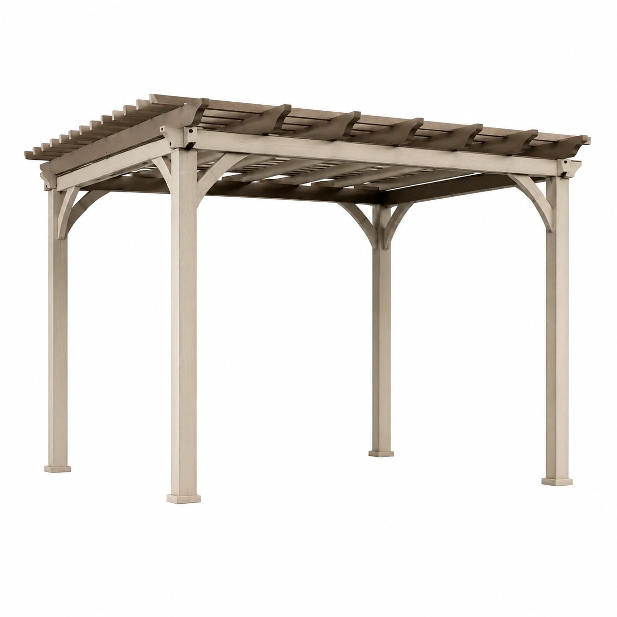 Pergola Aluminium Beige 300x300 cm