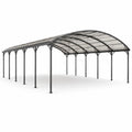 Carport mit Stahlrahmen und 6 mm Polycarbonat-Dach 600x300x250 cm
