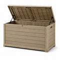 Kunststoff Gartenbox Taupe 150cm x 70cm x 60cm
