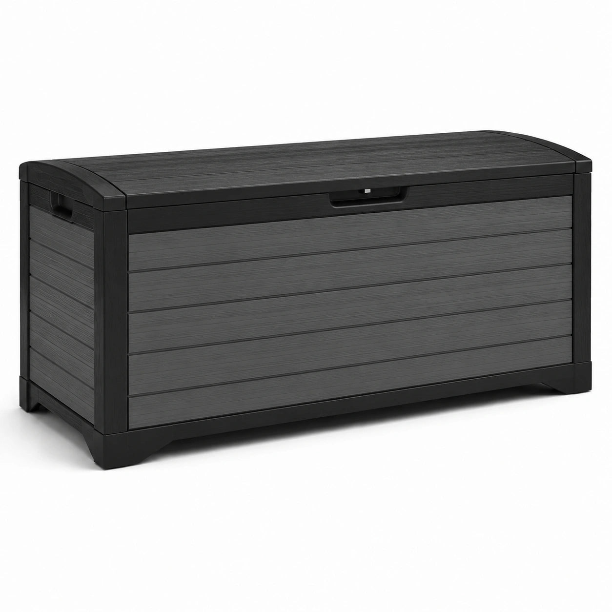 Kunststoff Gartenbox Polypropylen Anthrazit 120 x 56 x 63 cm